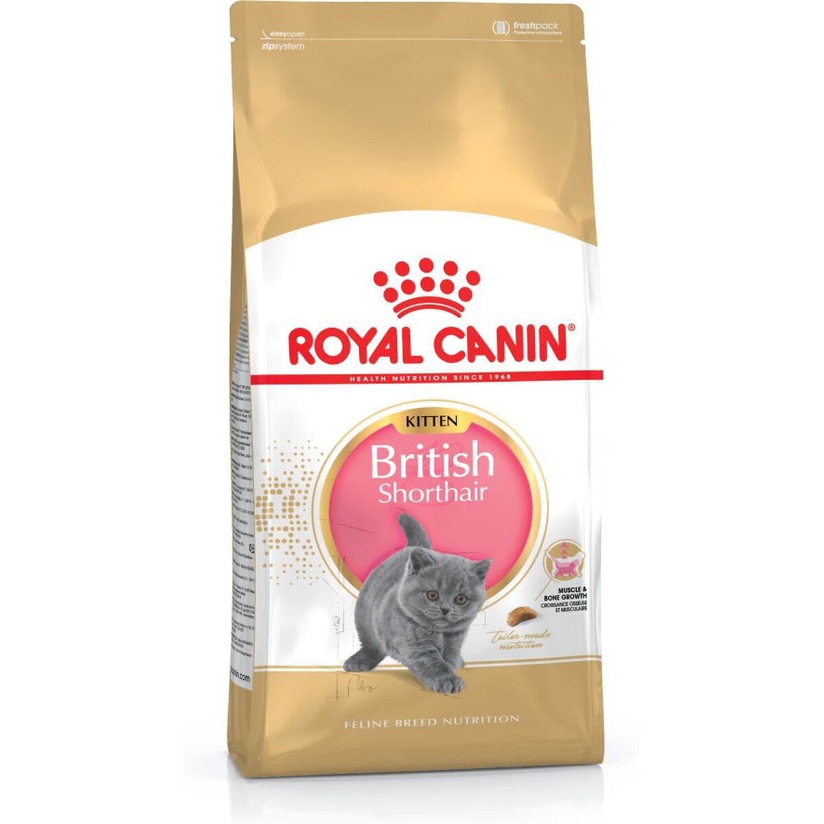 Cibo per gatti Royal Canin British Shorthair Kitten Pollo Riso Vegetale Uccelli 2 Kg