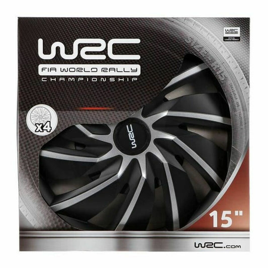 Copri Cerchioni WRC 7598 Grigio Nero/Grigio 15" 4 Pezzi