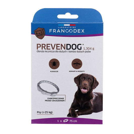 Collare antiparassitario Francodex PrevenDog Zecche