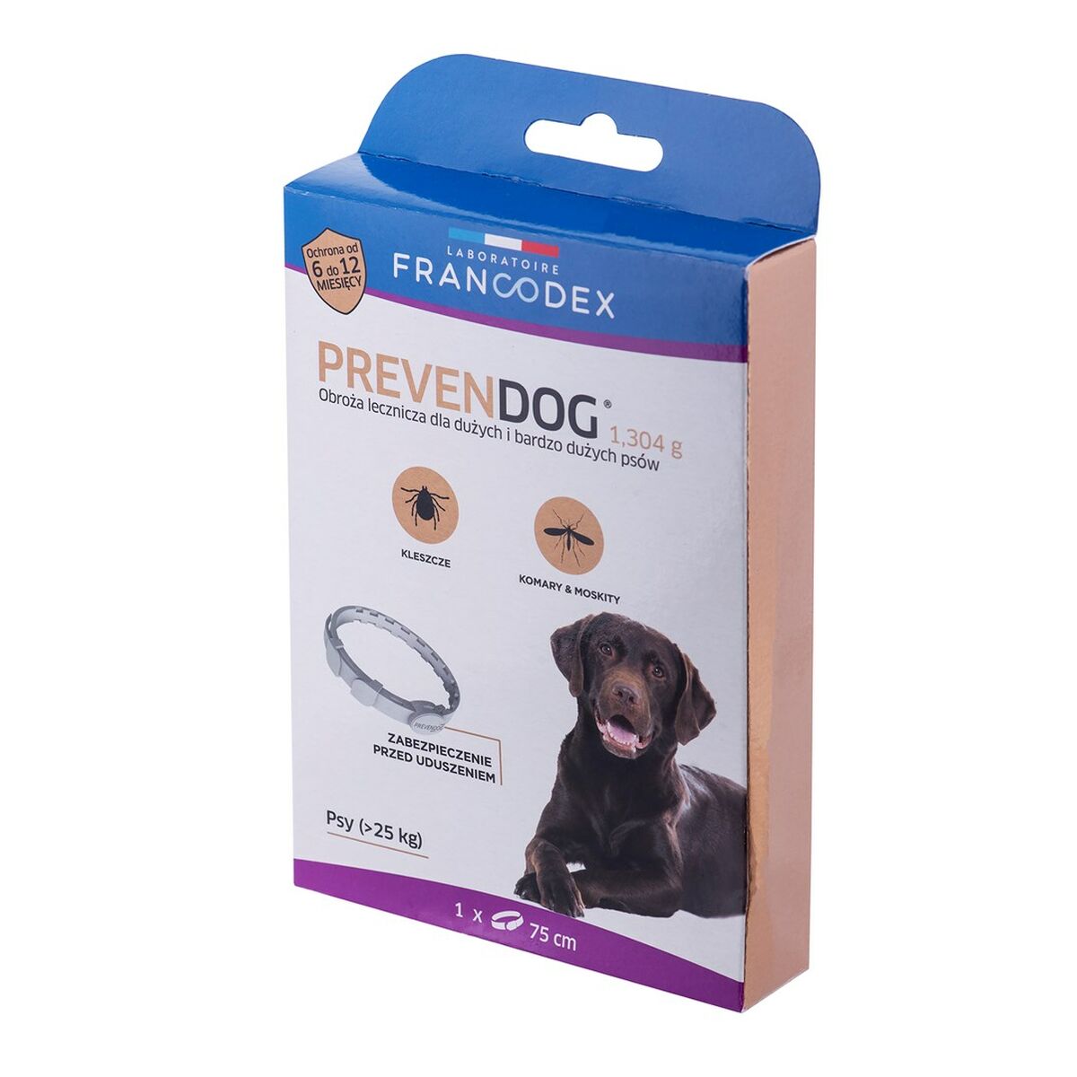 Collare antiparassitario Francodex PrevenDog Zecche