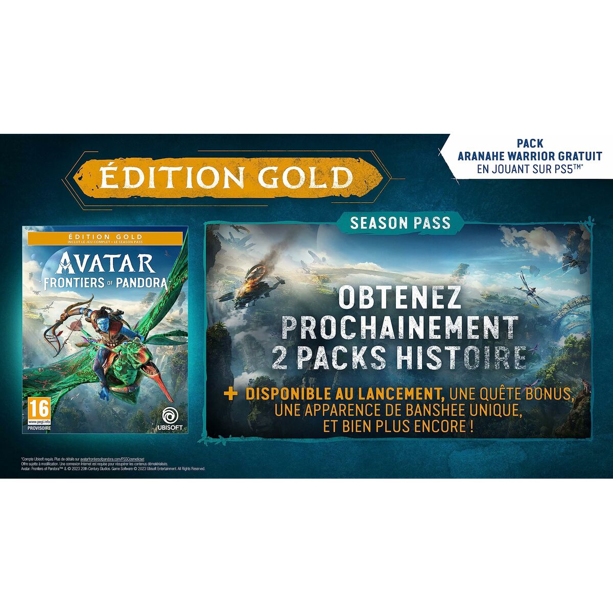 Videogioco per Xbox Series X Ubisoft Avatar: Frontiers of Pandora - Gold Edition (FR)