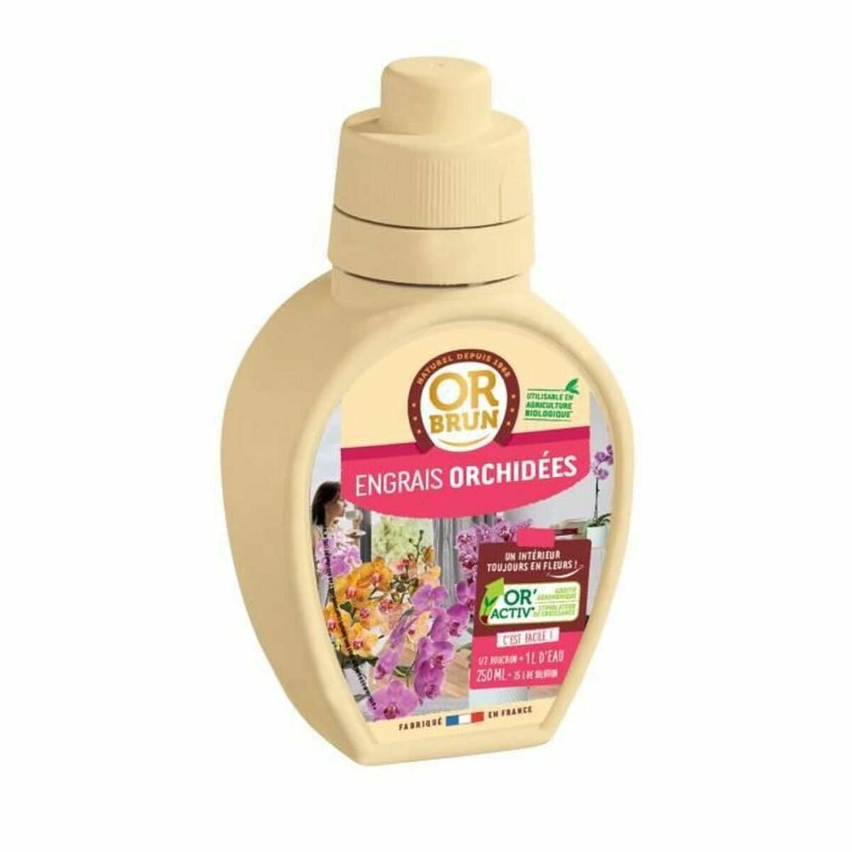 Fertilizzante per piante OR BRUN Orchidea 250 ml