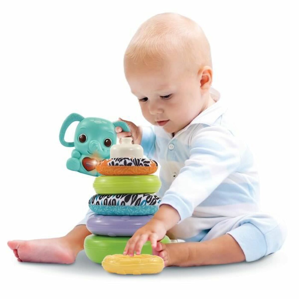 Giocattoli per cani Vtech Baby NINO, ÉLÉPHANTEAU EMPILO 3 EN 1