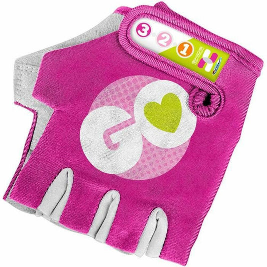 Guanti da Ciclismo Stamp Rosa Unisex neonati