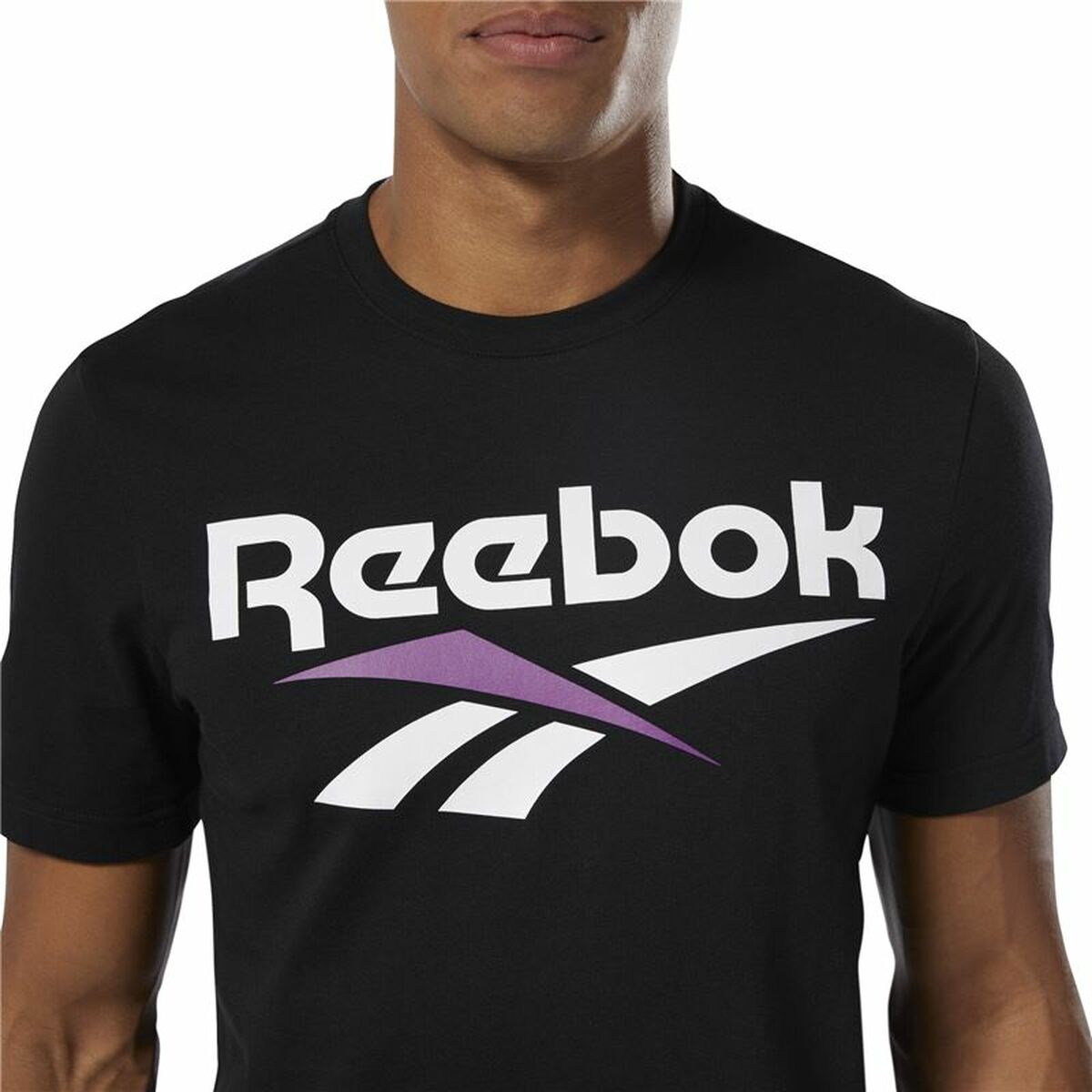 Maglia a Maniche Corte Uomo Reebok Classic Vector Nero