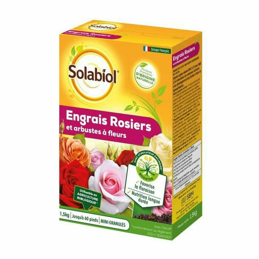 Fertilizzante per piante Solabiol Sorosy15 Rosa Fiori 1,5 Kg