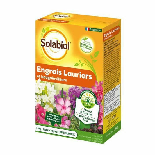 Fertilizzante organico Solabiol Laurel Bougainvillea 1,5 Kg