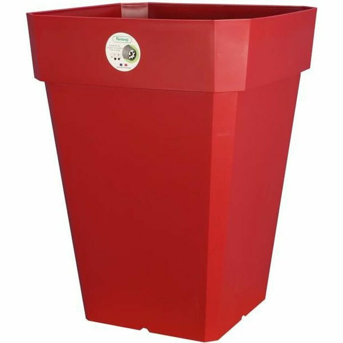 Vaso Riviera Rosso Quadrato 49 x 49 x 50 cm