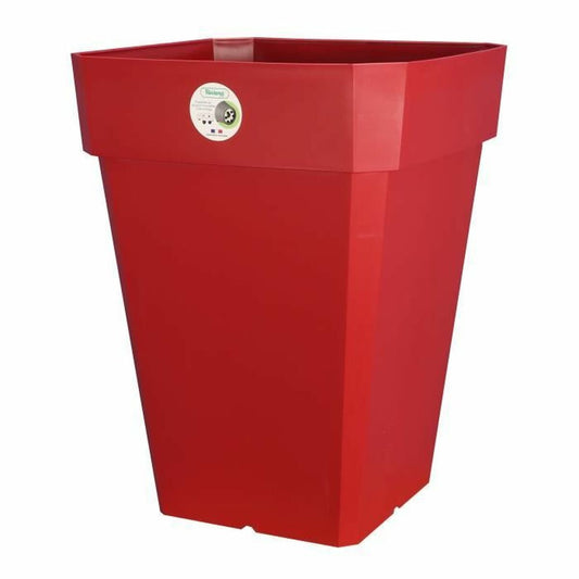 Vaso Riviera Soleilla Quadrato Rosso 39 x 39 x 53 cm