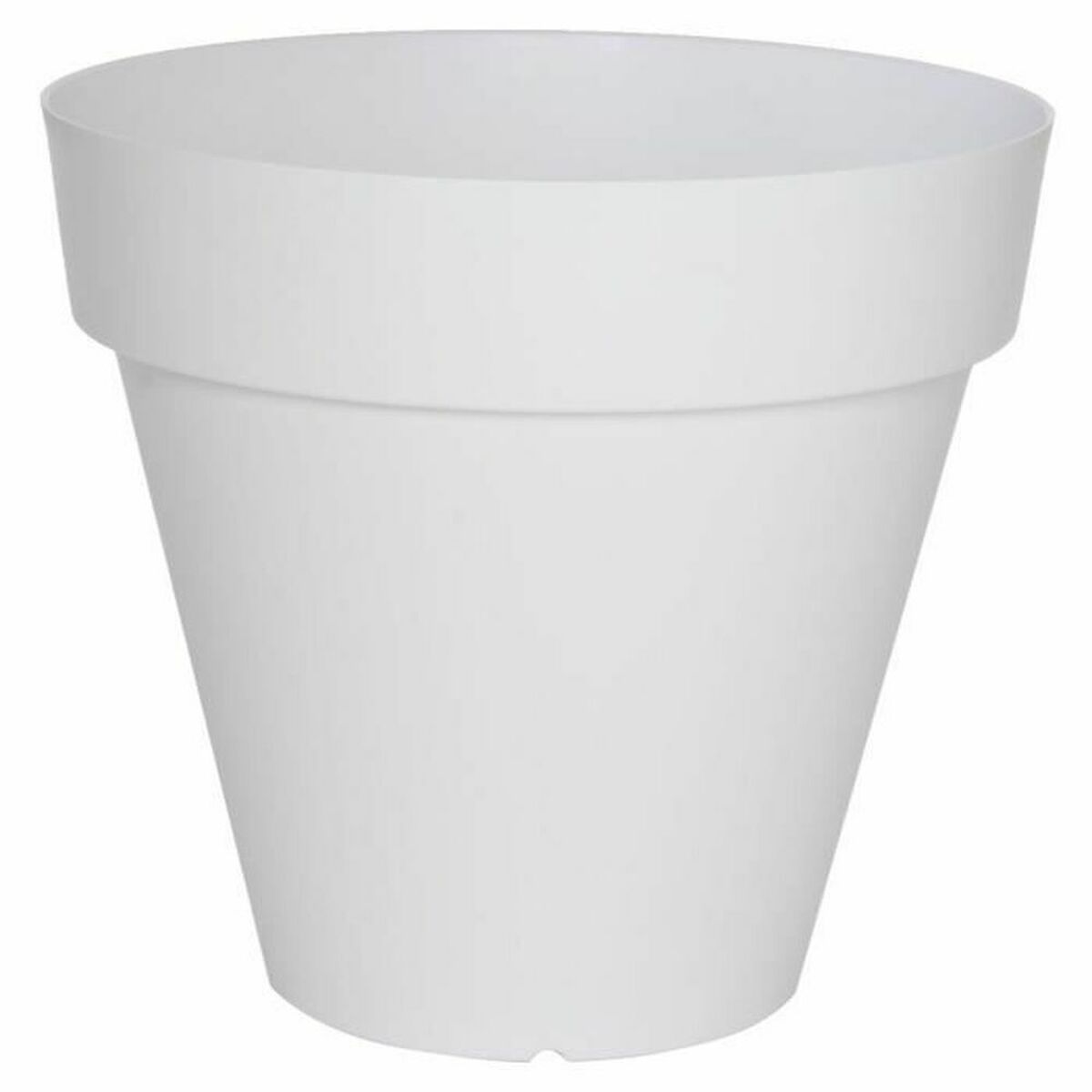 Vaso Riviera Bianco Plastica Quadrato Ø 50 cm