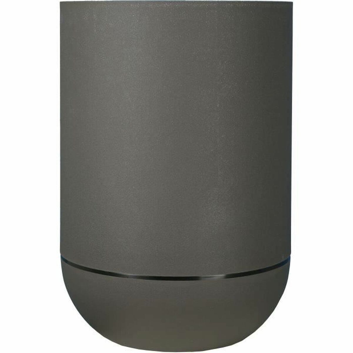 Vaso Riviera Grigio Plastica Rotondo