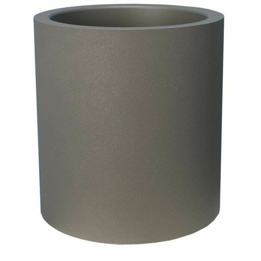 Vaso Riviera Ø 40 cm Grigio Plastica Rotondo