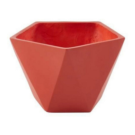 Vaso Beau Rivage Fibra di Vetro Geometrico Rosa Corallo 50 x 30 cm