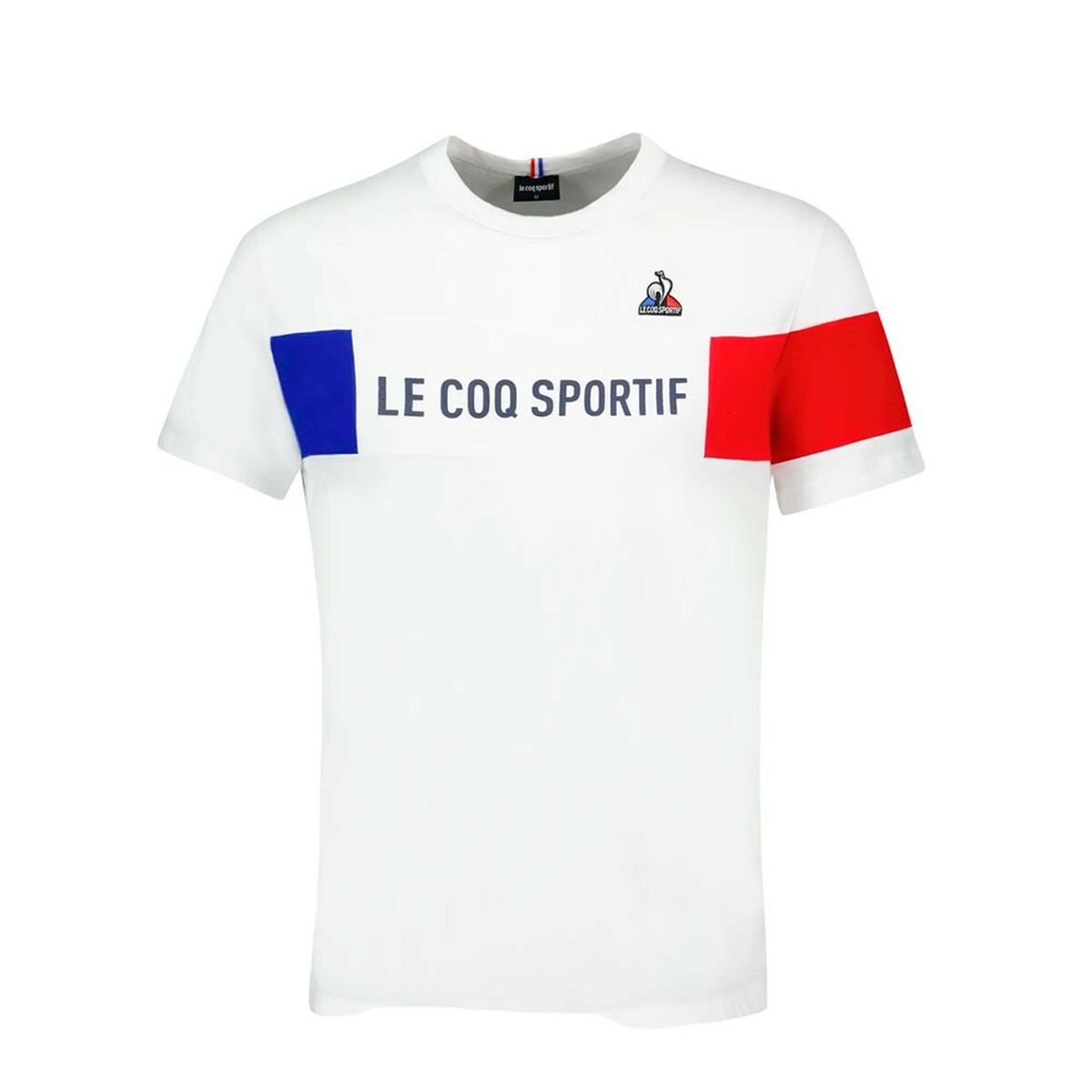 Maglia a Maniche Corte Uomo TRI TEE SS Nº1 M NEW OPTCAL  Le coq sportif 2310012 Bianco