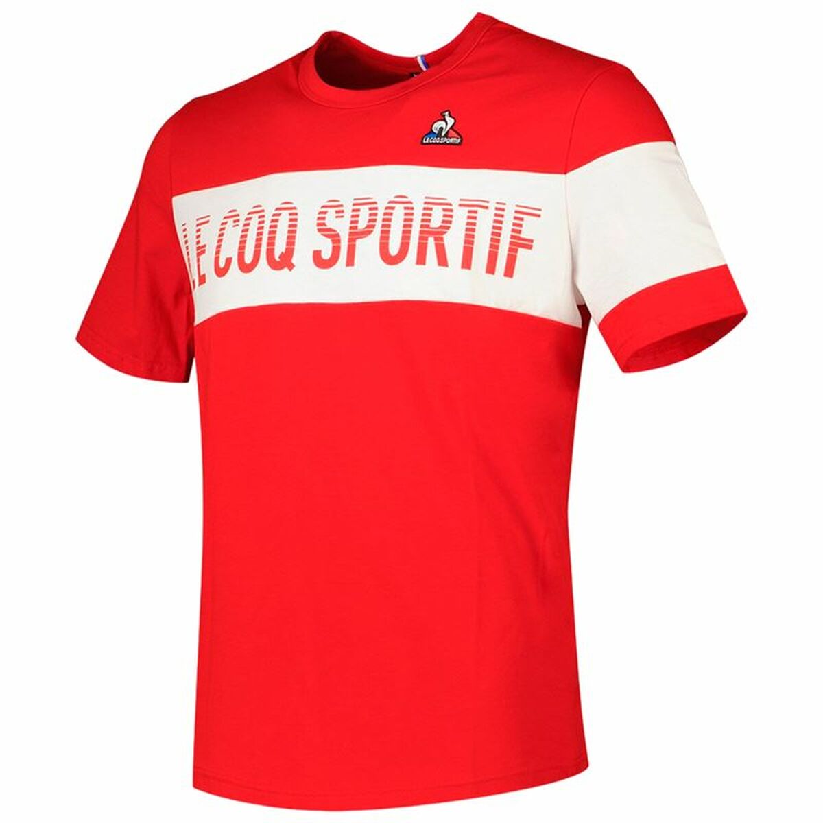 Maglia a Maniche Corte Unisex Le coq sportif N°2 Rosso