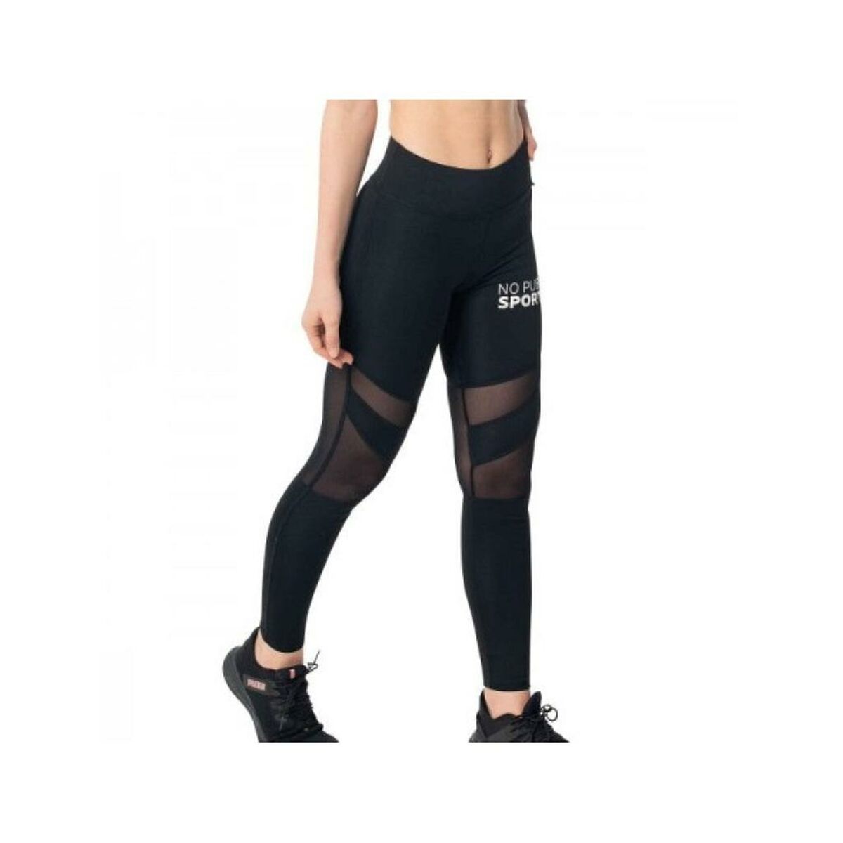 Leggings Sportivo da Donna  POEA UNIT CR 2N 10 4 9  Nero