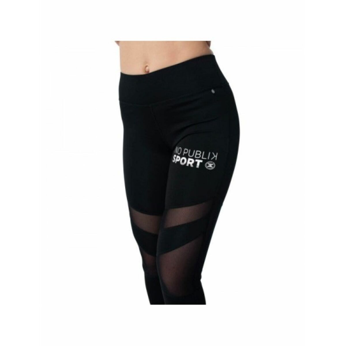 Leggings Sportivo da Donna  POEA UNIT CR 2N 10 4 9  Nero