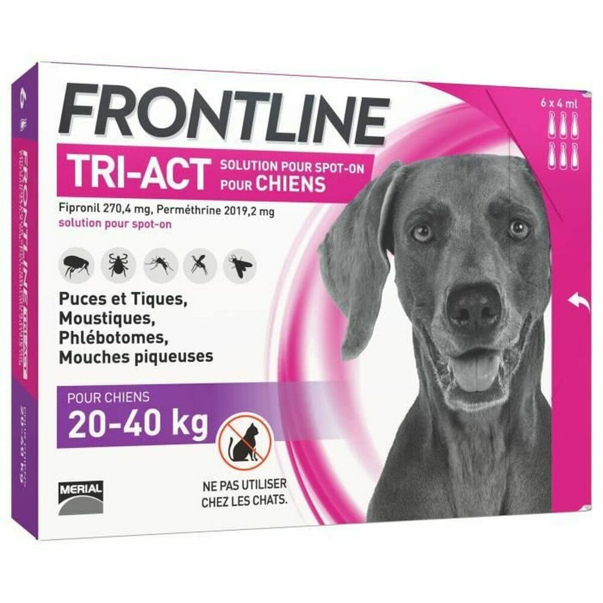 Pipetta per Cani Frontline Tri-Act 20-40 Kg