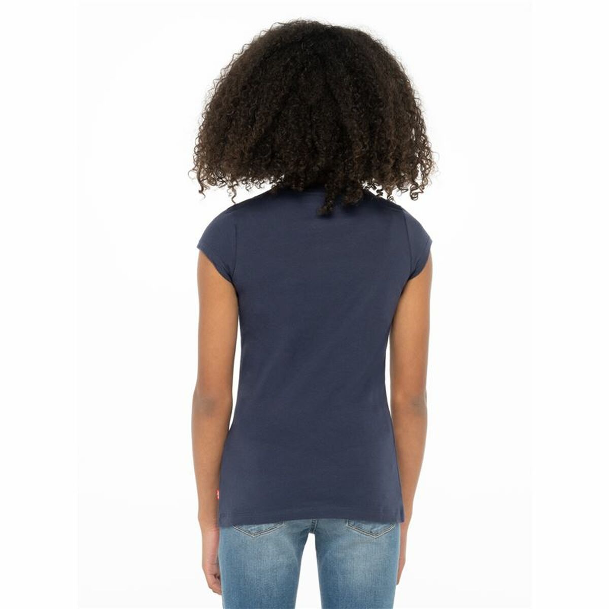 Maglia a Maniche Corte per Bambini Levi's Batwing Blu scuro