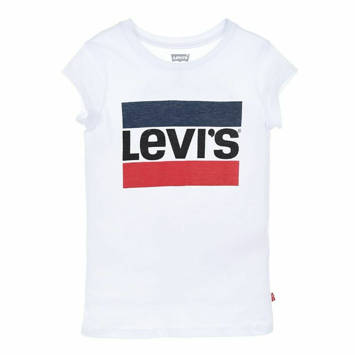 Maglia a Maniche Corte Bambino Levi's Sportswea Bianco