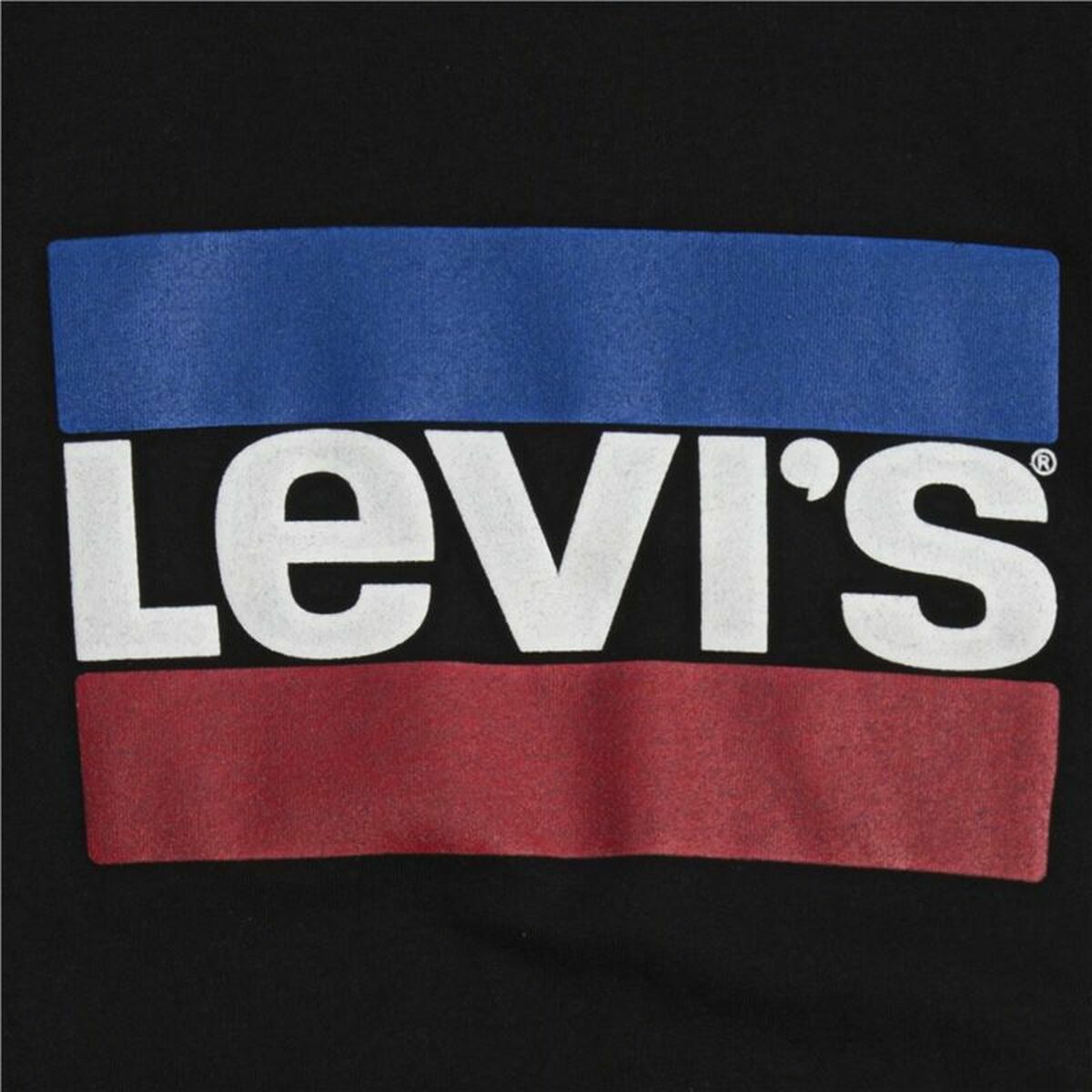 Maglia a Maniche Corte Uomo Levi's Logo Jr  Nero