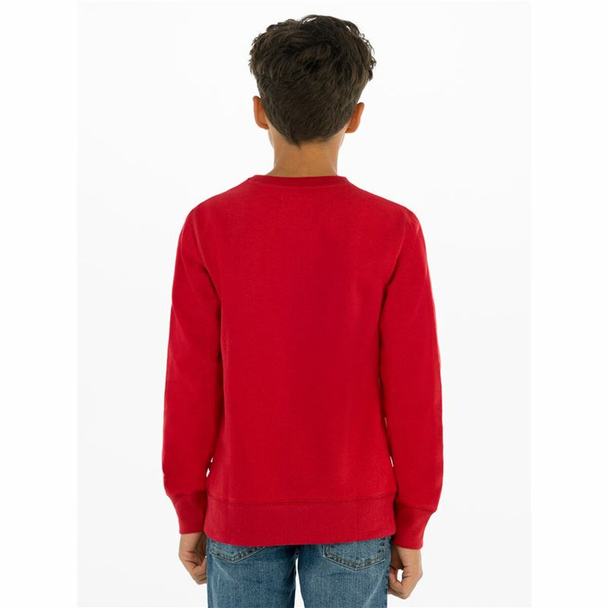 Felpa senza Cappuccio Bambino Levi's Batwing Crewneck  Rosso