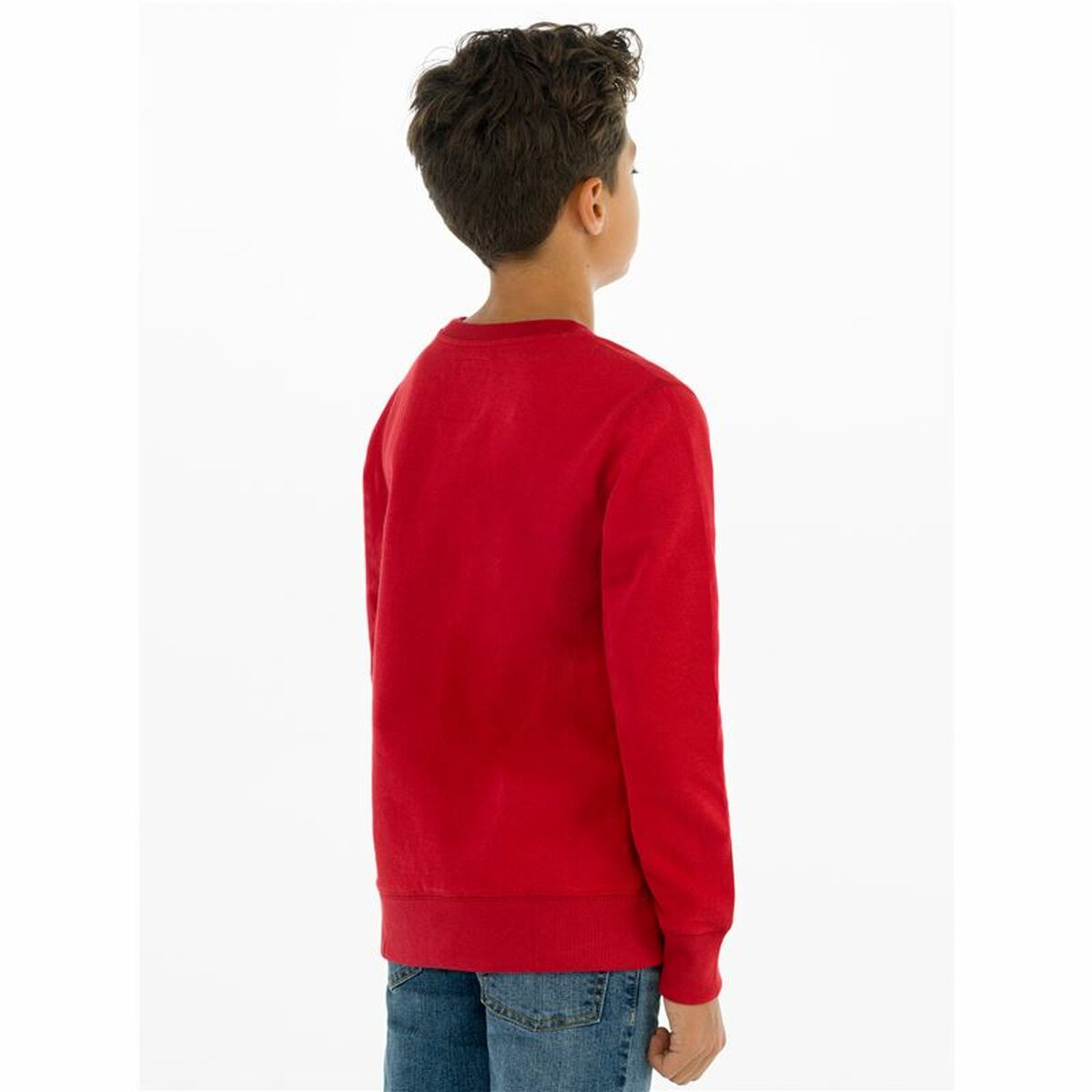 Felpa senza Cappuccio Bambino Levi's Batwing Crewneck  Rosso