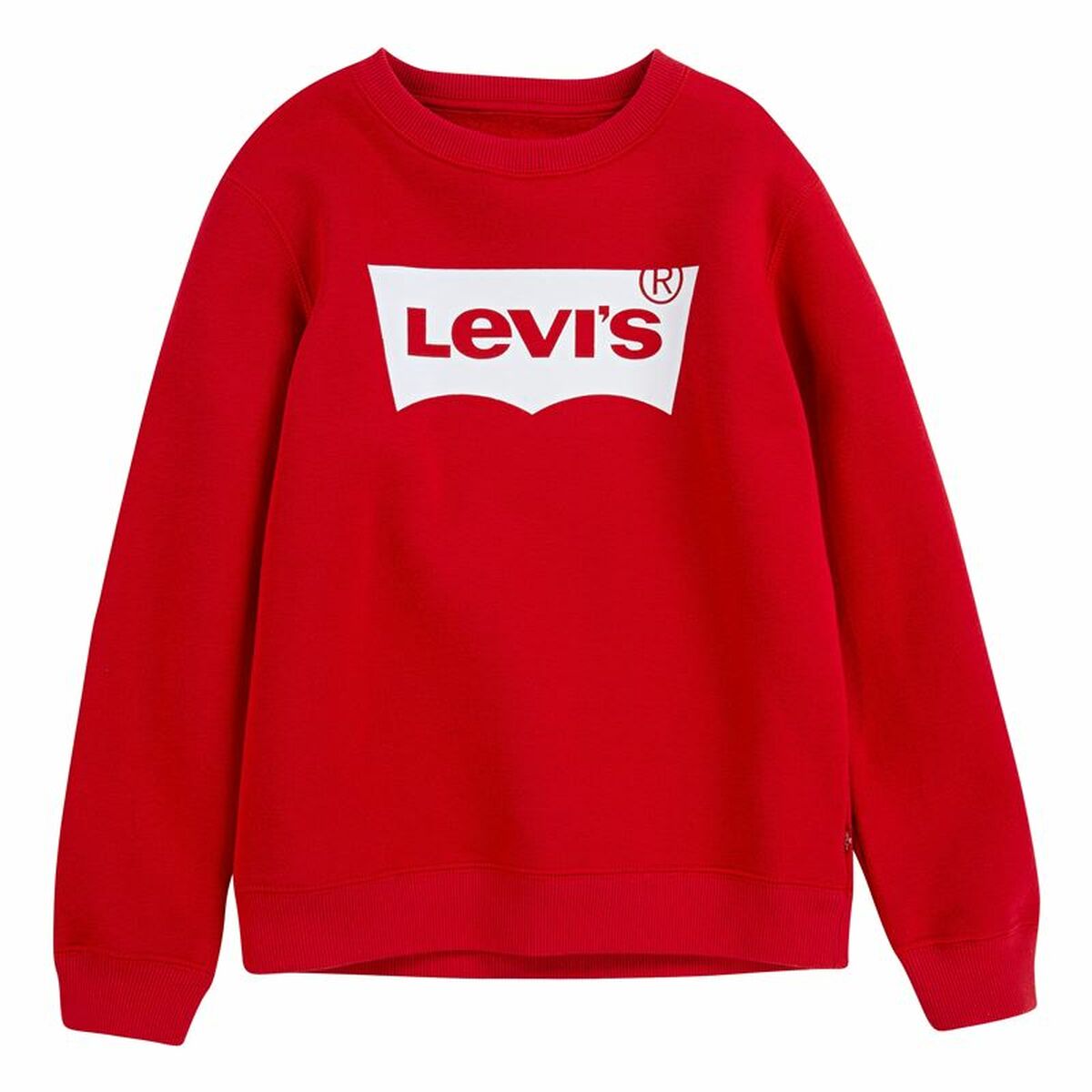 Felpa senza Cappuccio Bambino Levi's Batwing Crewneck  Rosso