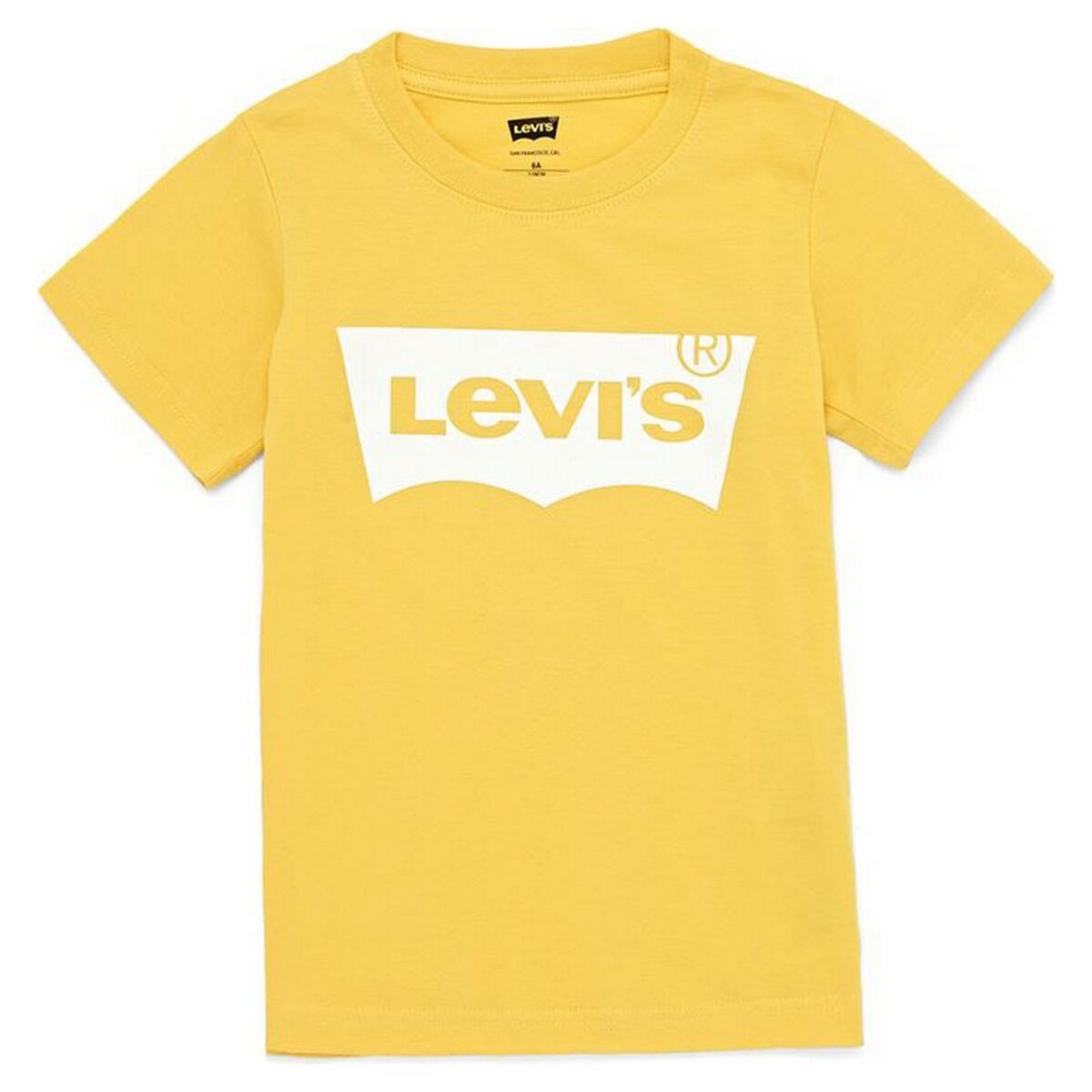 Maglia a Maniche Corte per Bambini Levi's Batwing Giallo