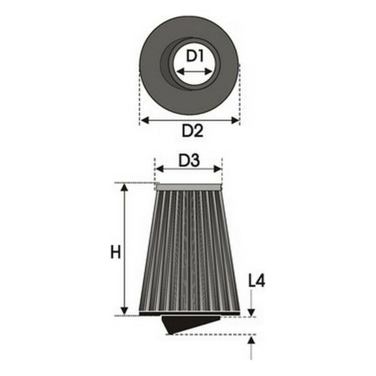 Filtro dell'aria Green Filters K2.70