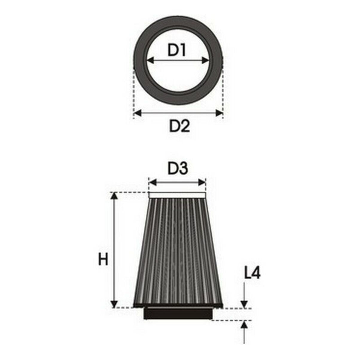 Filtro dell'aria Green Filters K2.85