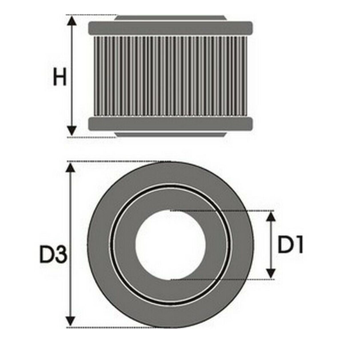 Filtro dell'aria Green Filters RCL076