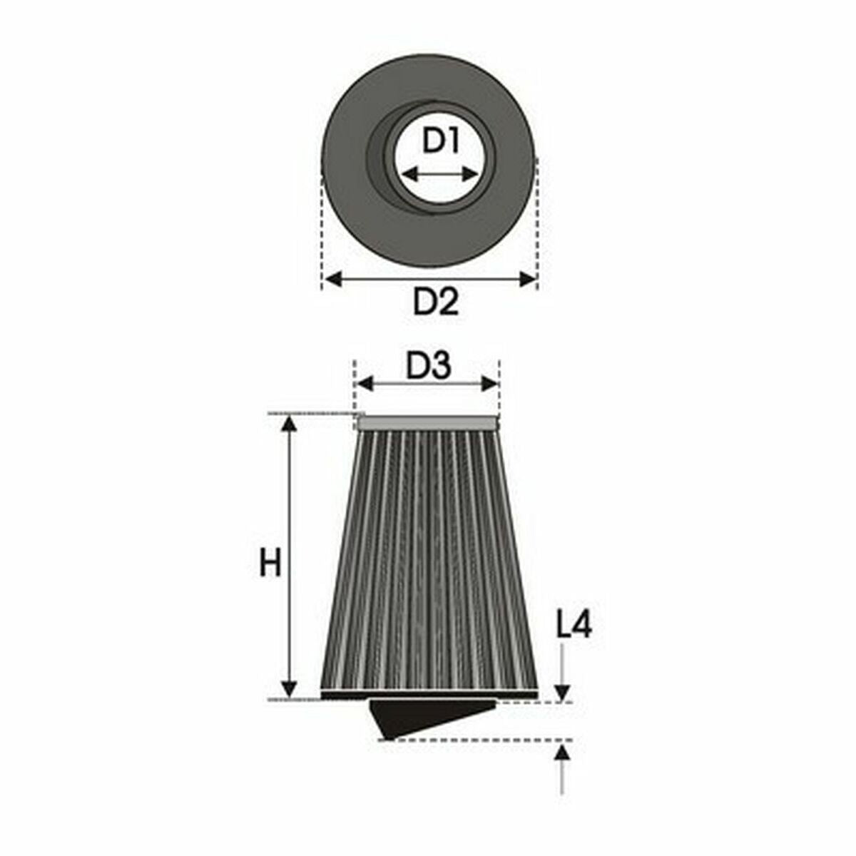 Filtro dell'aria Green Filters K6.70