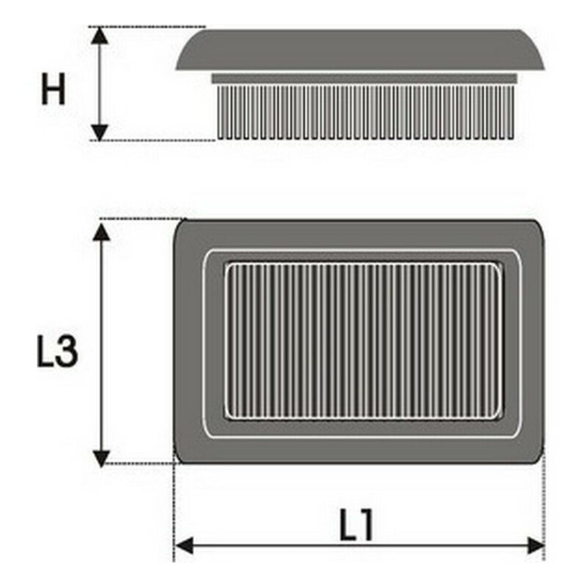 Filtro dell'aria Green Filters P401697