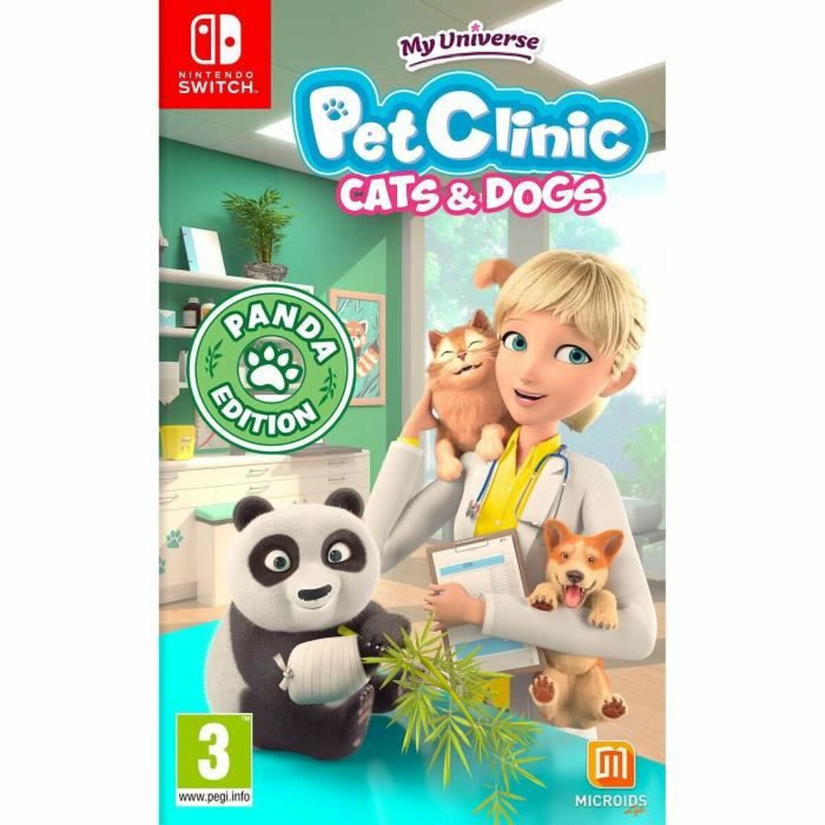 Videogioco per Switch Microids My Universe: PetClinic Cats & Dogs - Panda Edition