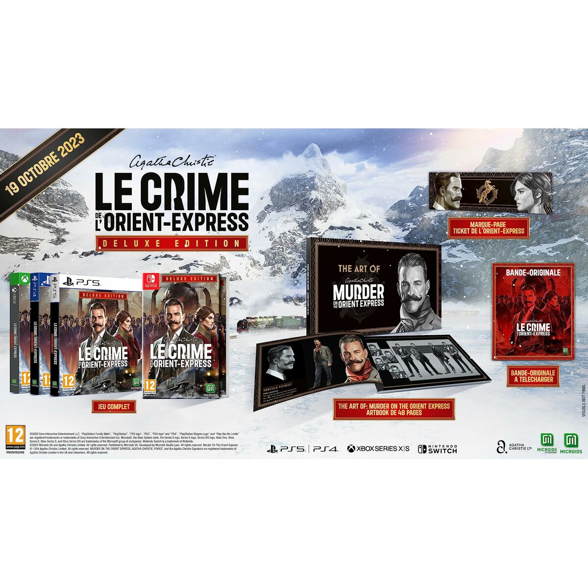 Videogioco PlayStation 4 Microids Agatha Cristie: Le Crime de l'Orient Express - Deluxe Edition (FR)