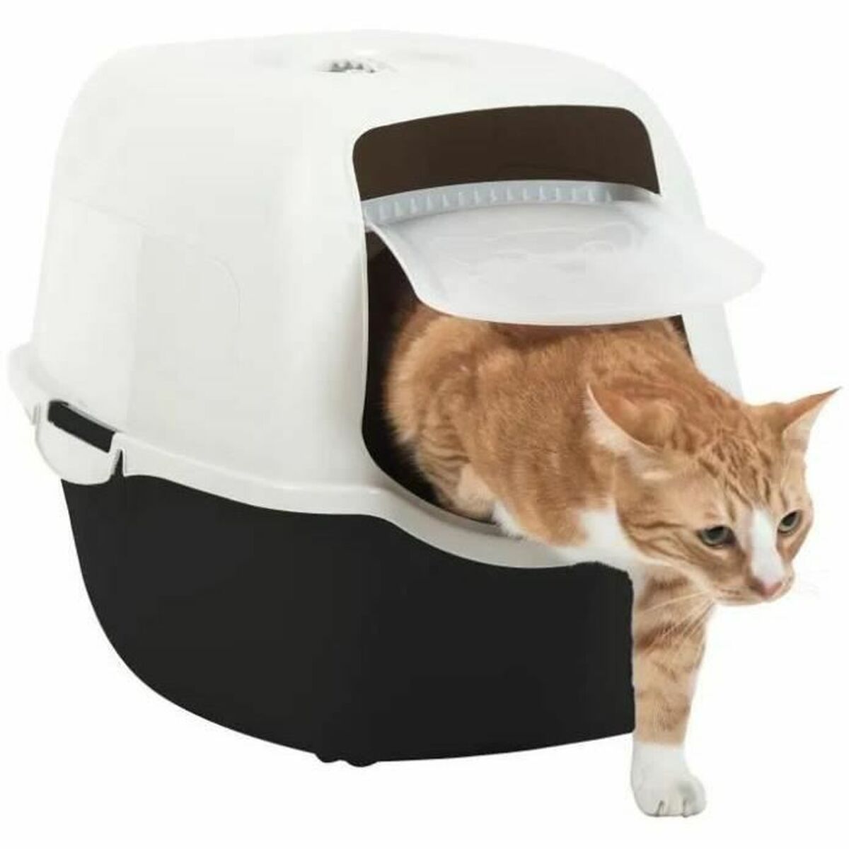 Lettiera per Gatti Petdesign Bianco/Nero