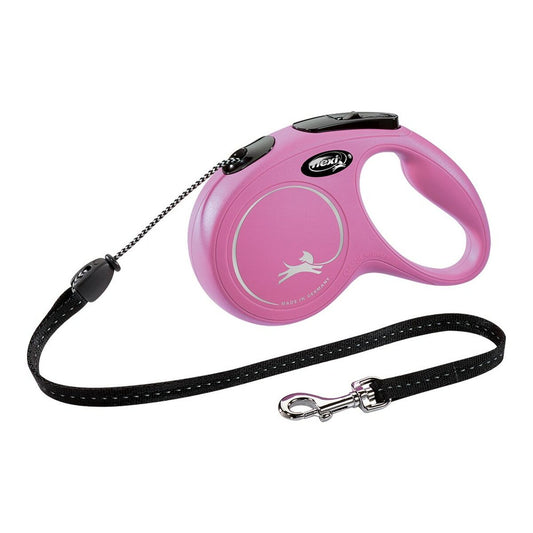 Guinzaglio per Cani Flexi NEW CLASSIC Rosa S