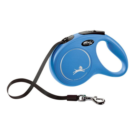 Guinzaglio per Cani Flexi NEW CLASSIC 3m Azzurro Taglia XS