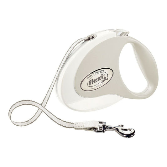 Guinzaglio per Cani Flexi STYLE 3 m Taglia S Bianco