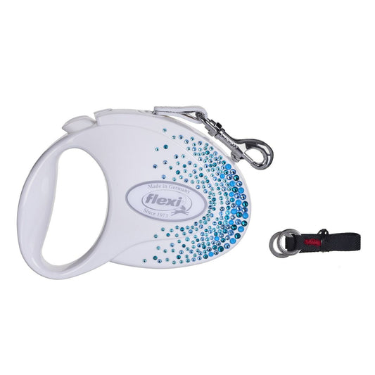 Guinzaglio per Cani Flexi Glam Splash 5 m Bianco