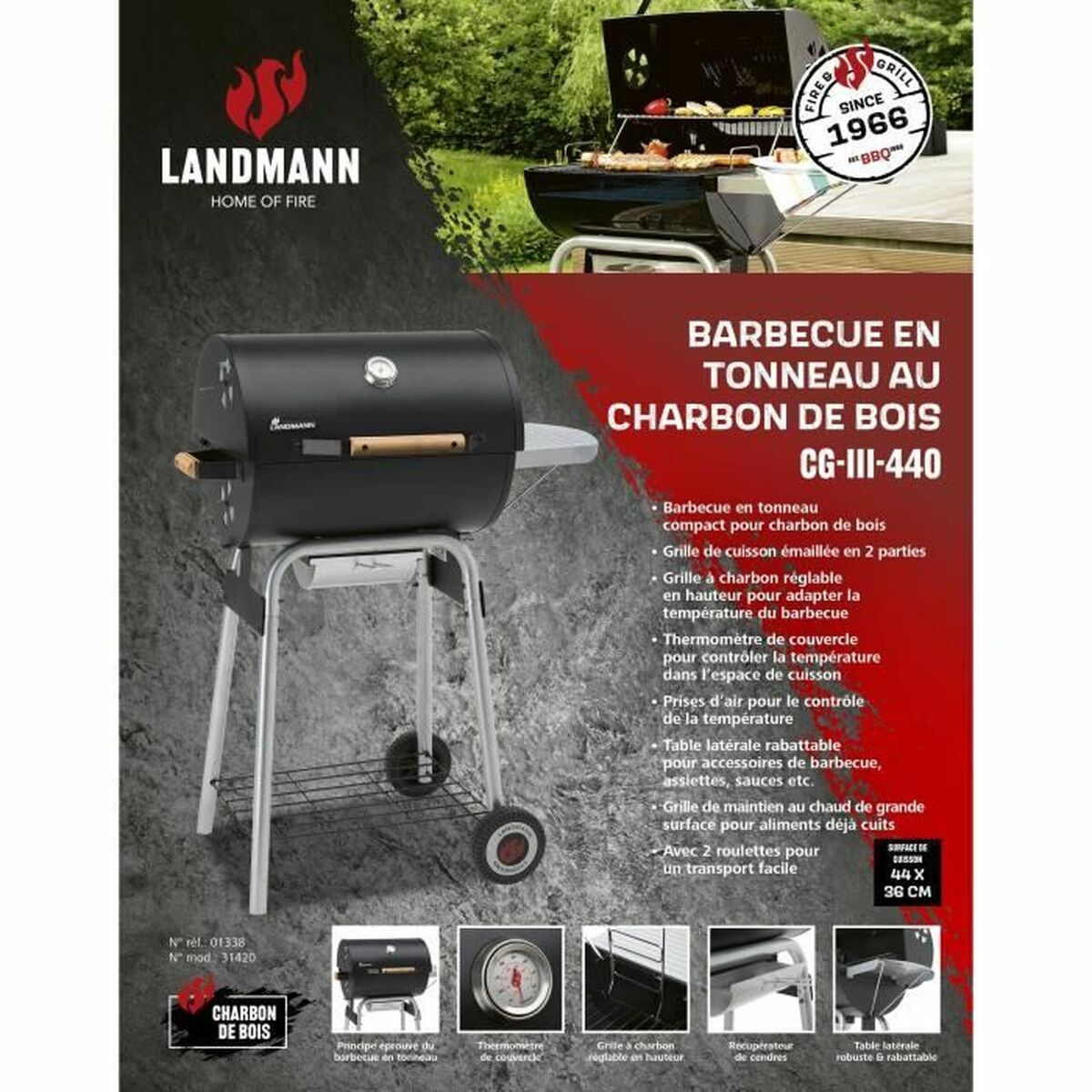 Barbecue Landmann Acciaio