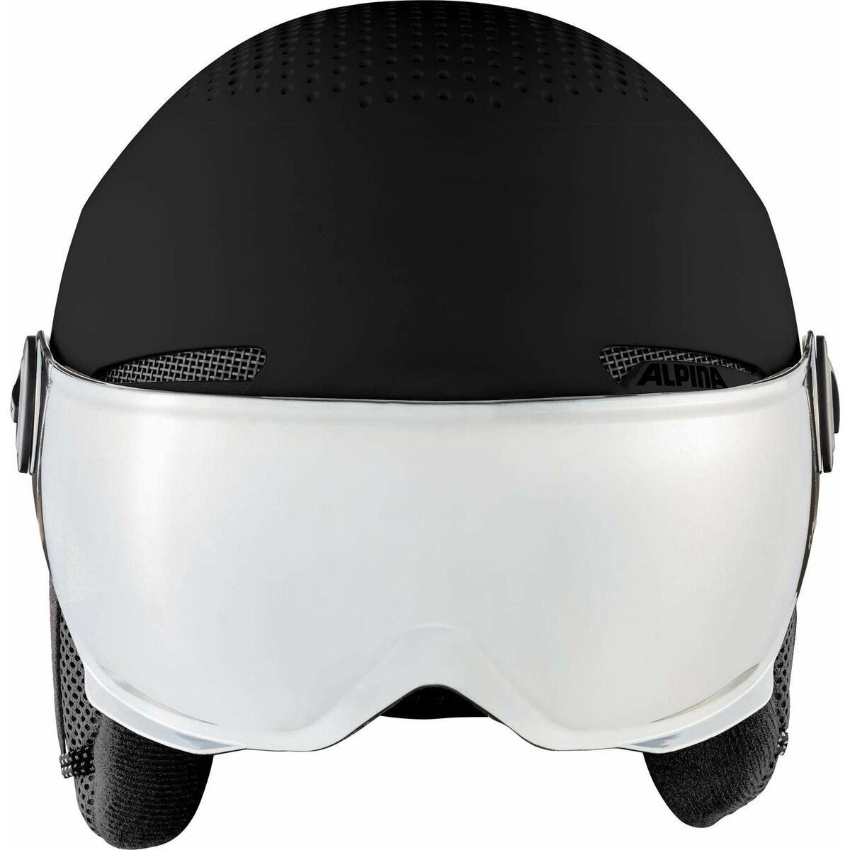 Casco da sci Alpina Nero 51-55 cm (Ricondizionati B)