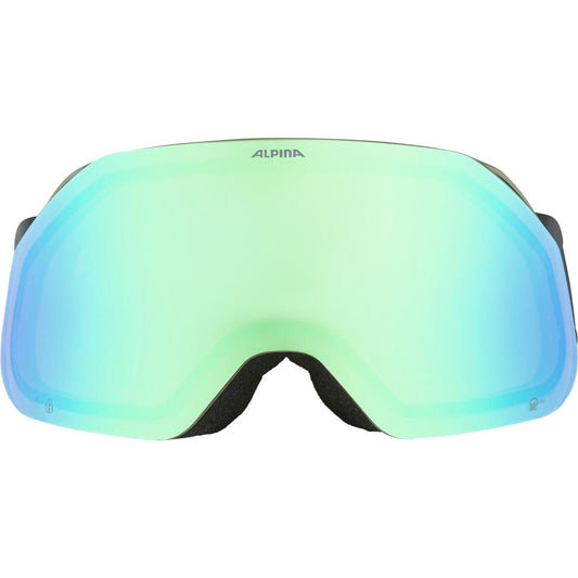 Occhiali da Sci Alpina Blackcomb Q-Lite Azzurro Verde Grigio Oliva S2