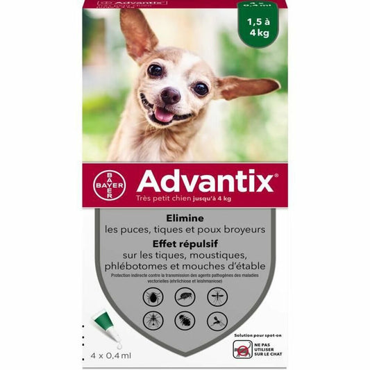 Anti-parassiti Advantix Cane 1,5-4 Kg 4 Unità