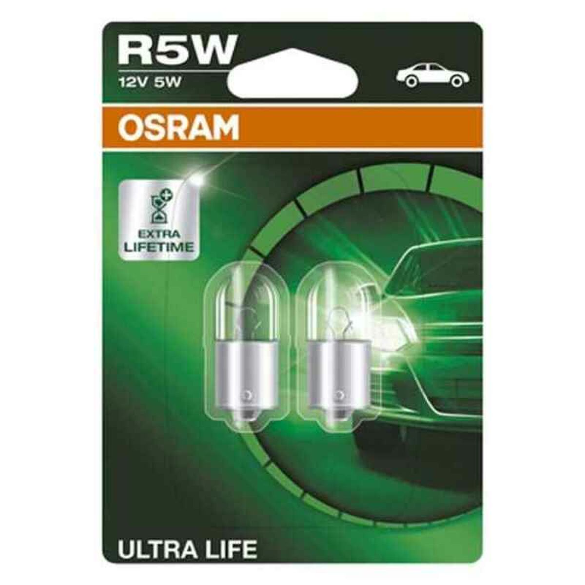 Lampadina per Auto OS5007ULT-02B Osram OS5007ULT-02B R5W 5W 12V (2 Pezzi)