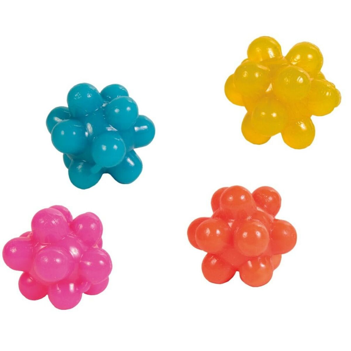 Giocattoli per cani Trixie Bubble Multicolore Multi Gomma Caucciù Plastica Interno/Esterno (4 Unità)