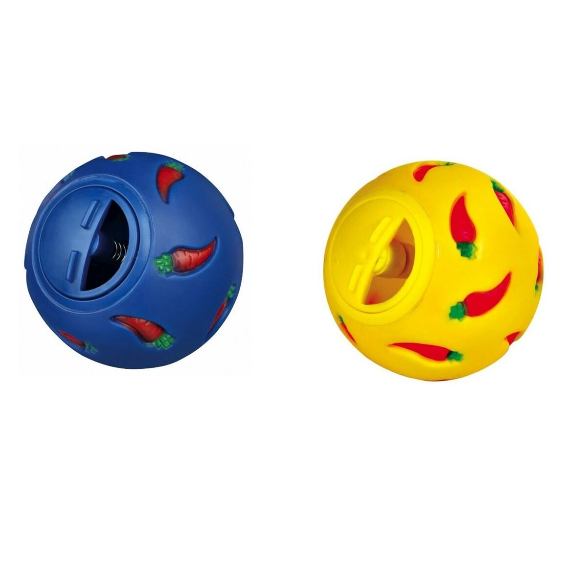 Sfera Trixie 6275 Coniglio Snacks Ø 7 cm Giallo Azzurro Multicolore Plastica (1 Pezzi)