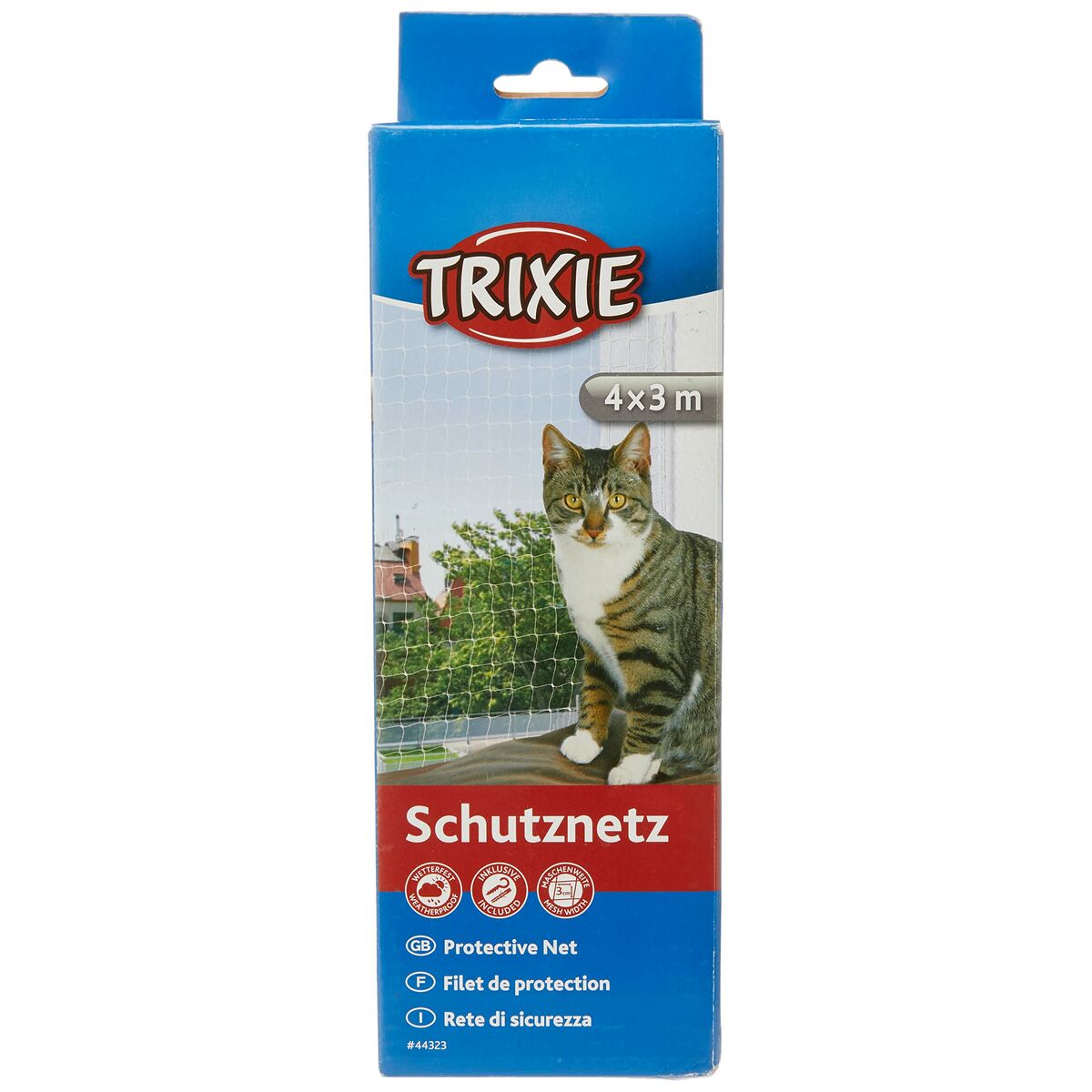 Di sicurezza Trixie 44323 Gatto Trasparente Nylon 4 x 3 m