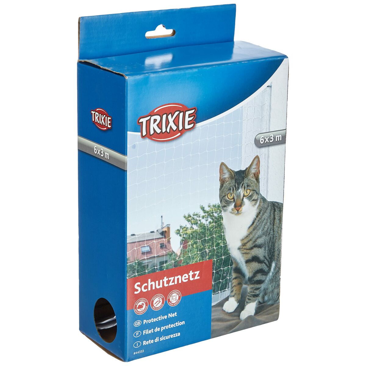 Rete di Protezione per Animali Domestici Trixie 44333 50 x 40 x 15 cm Trasparente Nylon 3 x 6 m